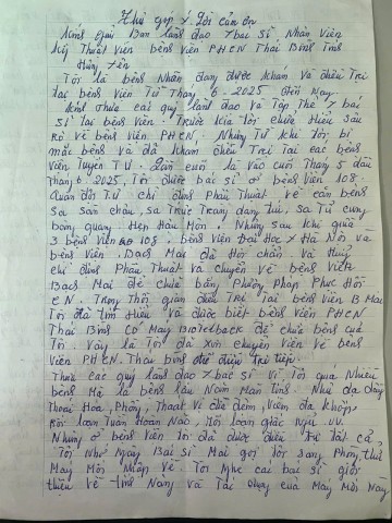 THƯ GÓP Ý LỜI CẢM ƠN