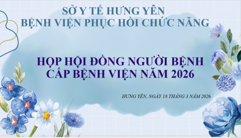 Họp Hội đồng người bệnh cấp bệnh viện năm 2026 và Truyền thông giáo dục sức khỏe cho bệnh nhân tăng huyết áp