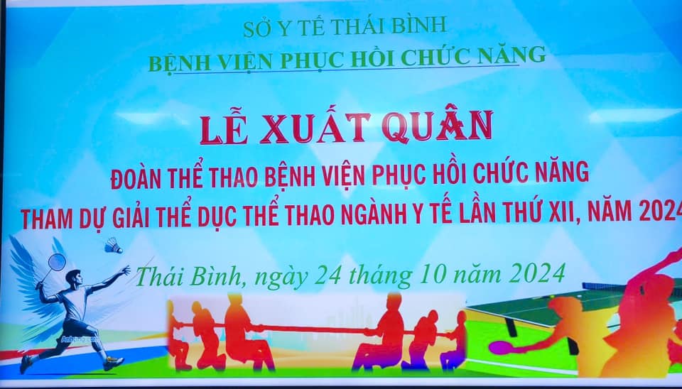 ĐOÀN THỂ THAO BỆNH VIỆN THAM DỰ GIẢI THỂ DỤC THỂ THAO NGÀNH Y TẾ LẦN THỨ XII NĂM 2024