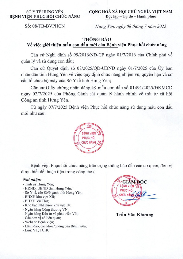 thông báo