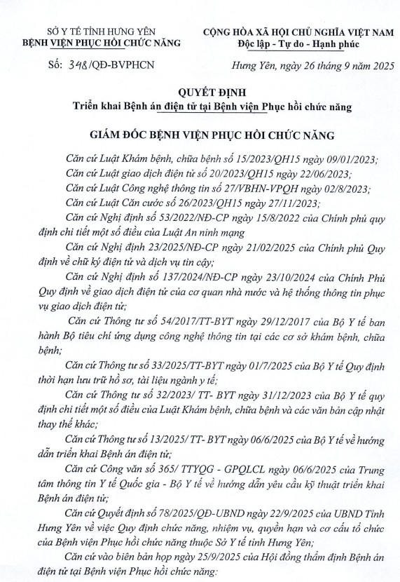 quyết đinh triển khai BADDT